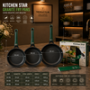 Kitchen Star "Venus" Die-Cast Granite Non-Stick Fry Pan