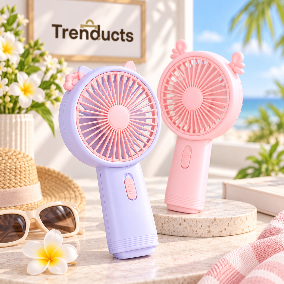 USB Portable Mini Fan | Handheld Rechargeable Desk Fan