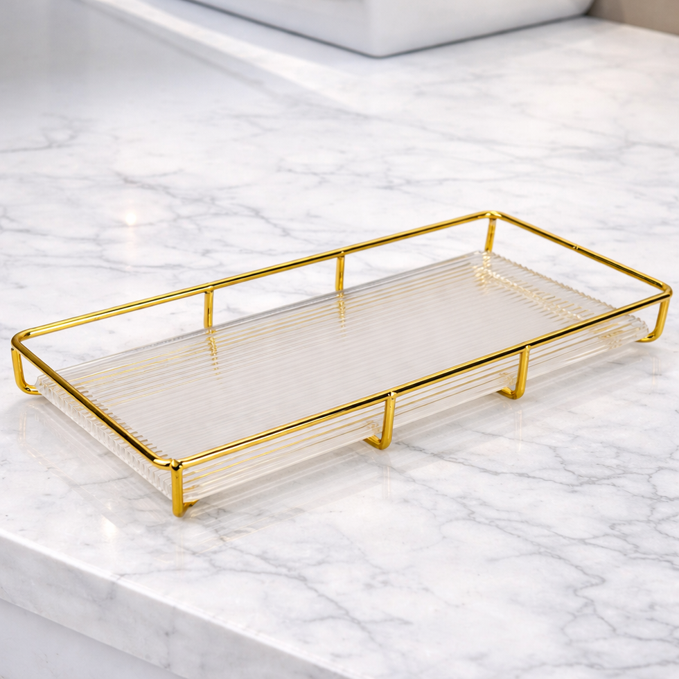 Luxury Bathroom Vanity Tray