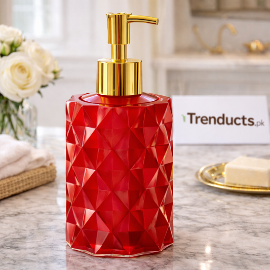 Luxury Red Diamond Design Soap Dispenser GH