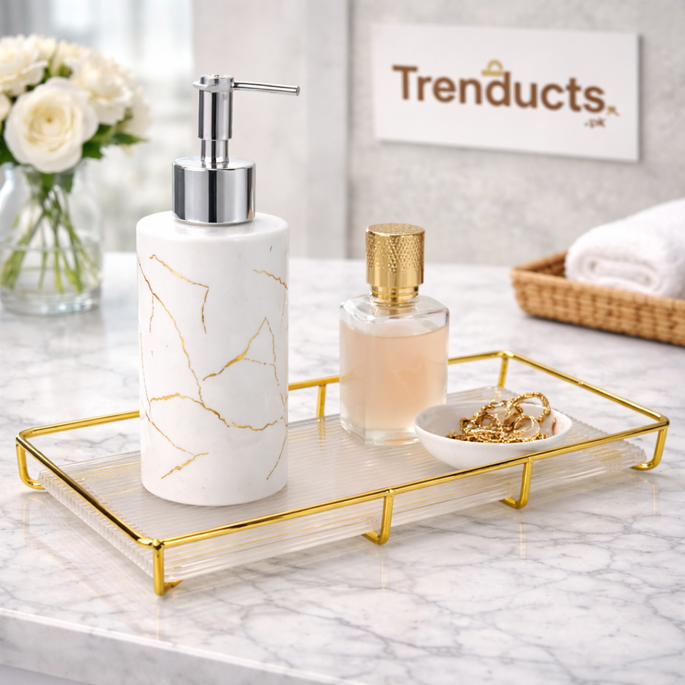 Luxury Bathroom Vanity Tray