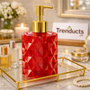 Luxury Red Diamond Design Soap Dispenser