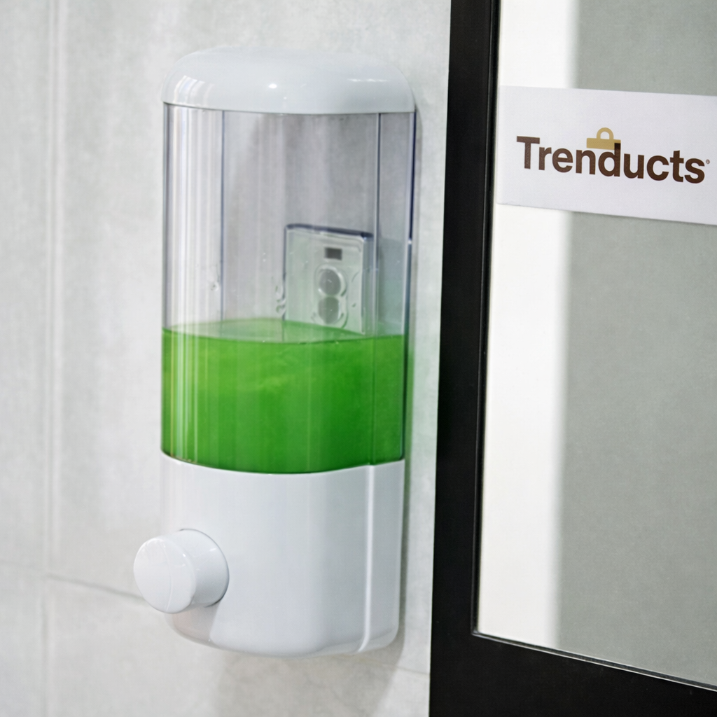 Wall-Mounted Manual Soap Dispenser – Liquid Organizer for Bathroom & Kitchen GH