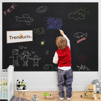 Large Blackboard Sticker for Wall - Reusable Clarify.pk