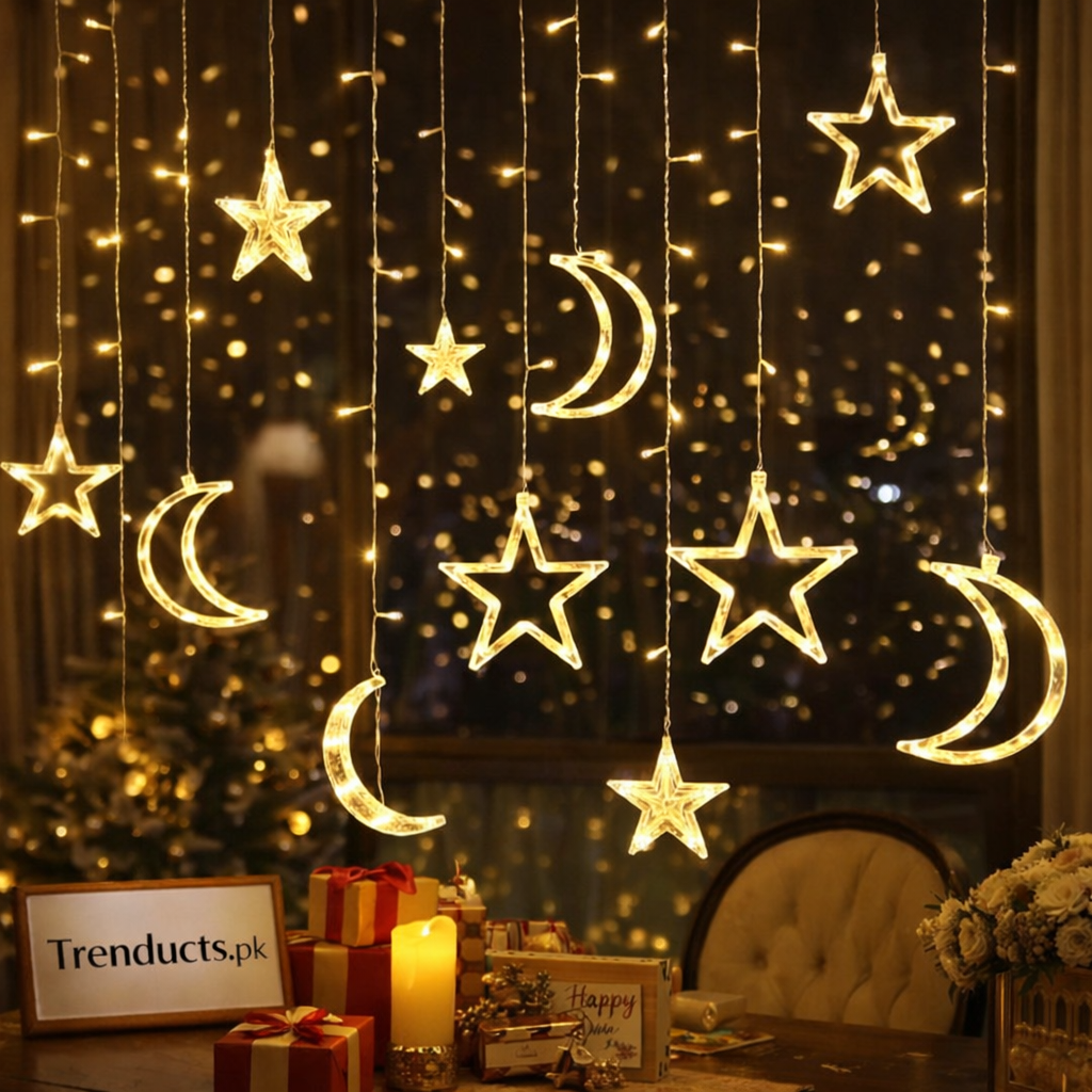 LED Curtain Lights – Fairy String Lights for Window & Wall Decor