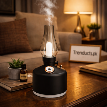 Vintage Lamp Aroma Diffuser – Retro Lantern Ultrasonic Humidifier ZZ