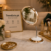 Flexible Double-Sided 360° Rotating Makeup Mirror