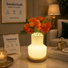 2-in-1 Dual-Function PVC Flower Vase LED Table Lamp