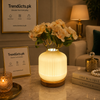 2-in-1 Dual-Function PVC Flower Vase LED Table Lamp