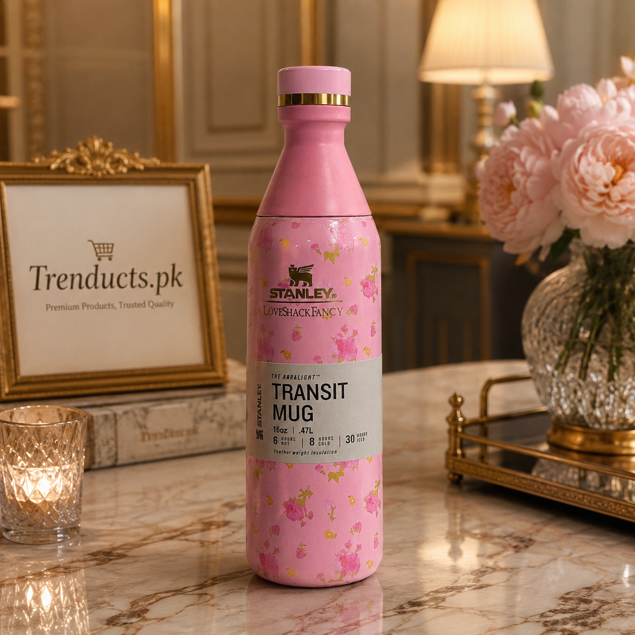 Stanley x LoveShackFancy Insulated Transit Bottle (16oz)