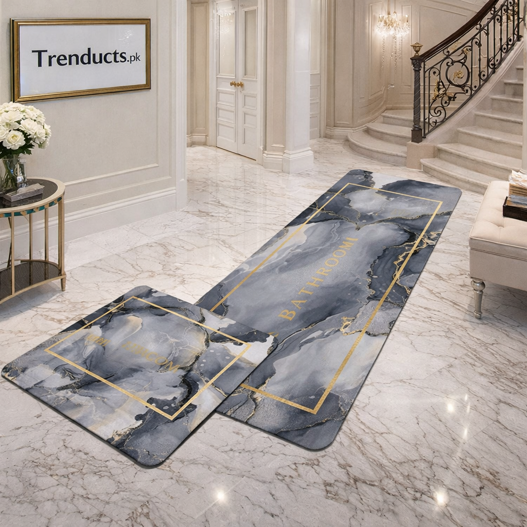 Premium 2-Piece Anti-Slip Runner Set – Large Waterproof Nappa Fabric Mats