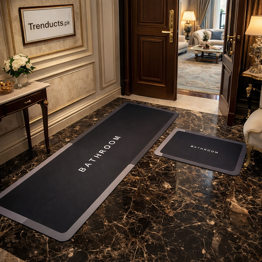 Premium 2-Piece Anti-Slip Runner Set – Large Waterproof Nappa Fabric Mats