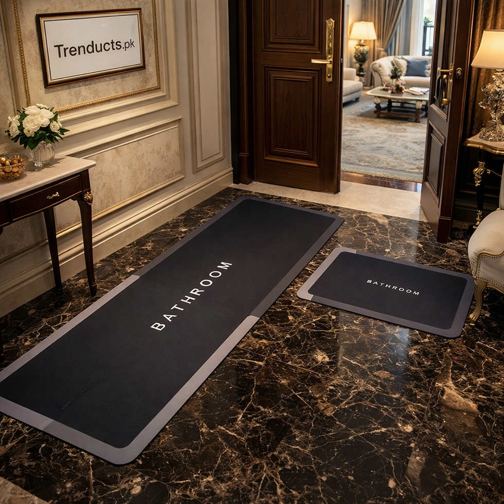 Premium 2-Piece Anti-Slip Runner Set – Large Waterproof Nappa Fabric Mats