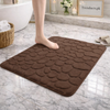 Premium Pebble Stone Embossed Bath Mat – Water Absorbent & Anti-Slip