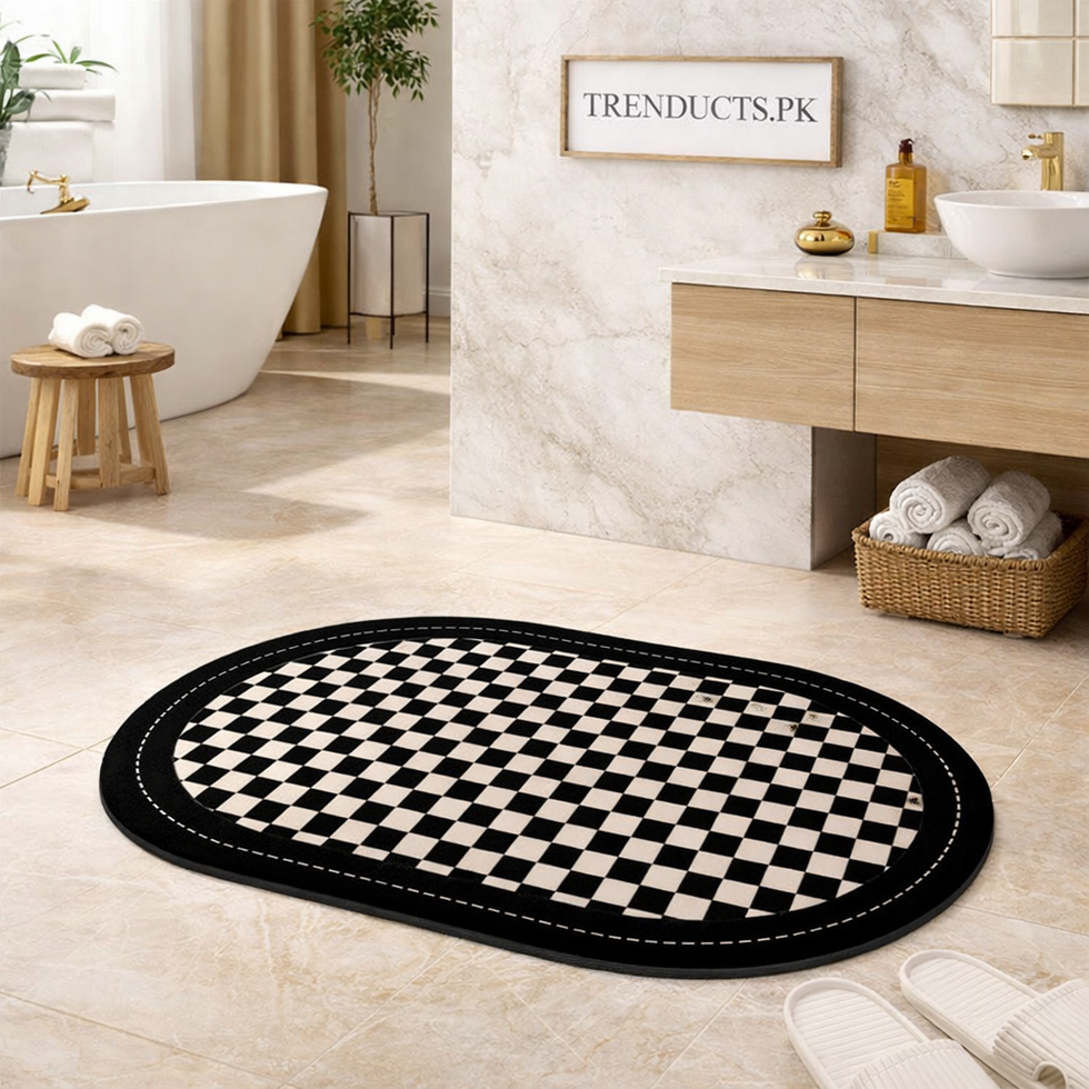 Premium Quick-Dry Anti-Slip Bathroom Mat – Super Absorbent Magic Floor Rug