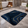 Modern Square-Edge Quick-Dry Bathroom Mat – Super Absorbent Anti-Slip Floor Rug