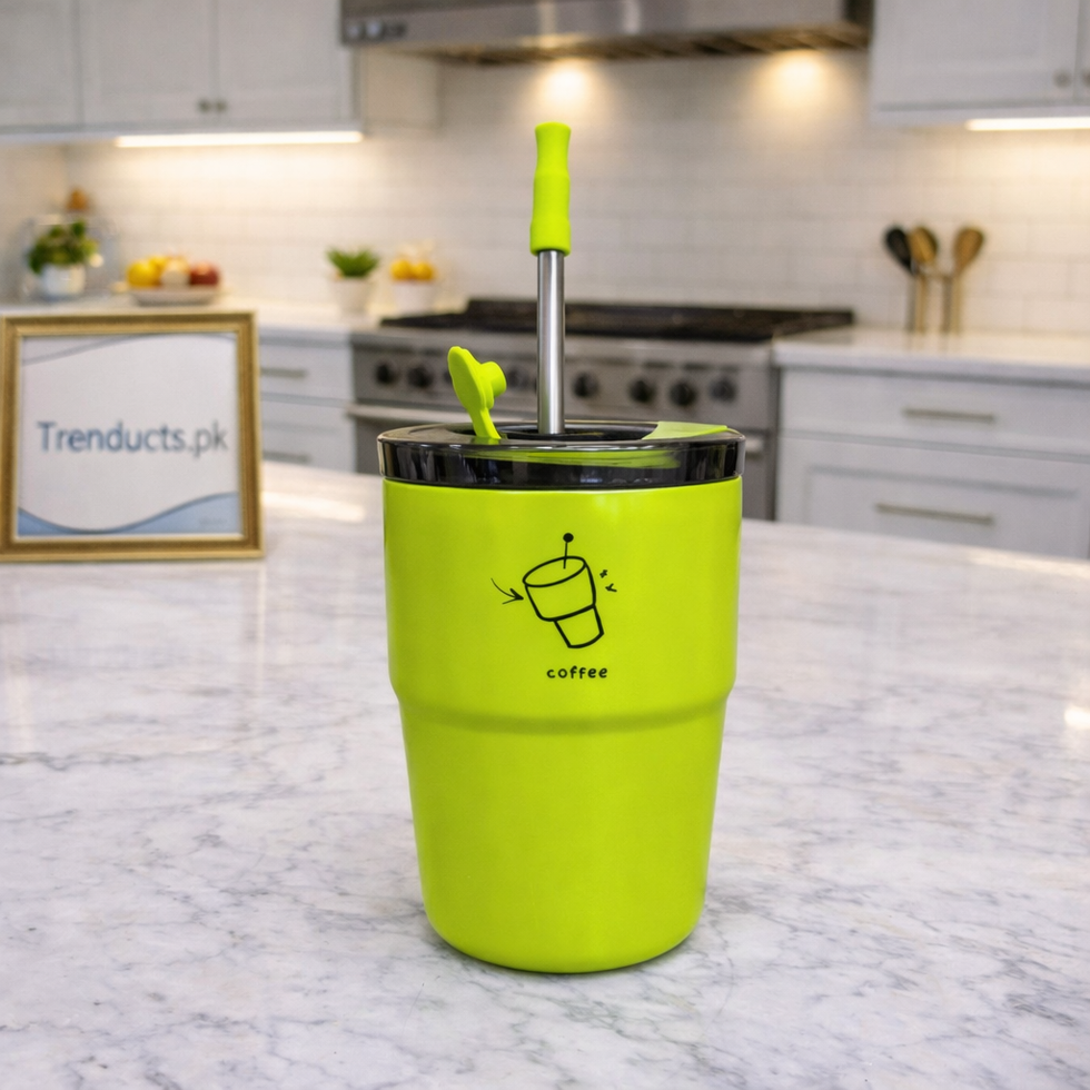 Sleek Korean Style Insulated Mug (Random Color)