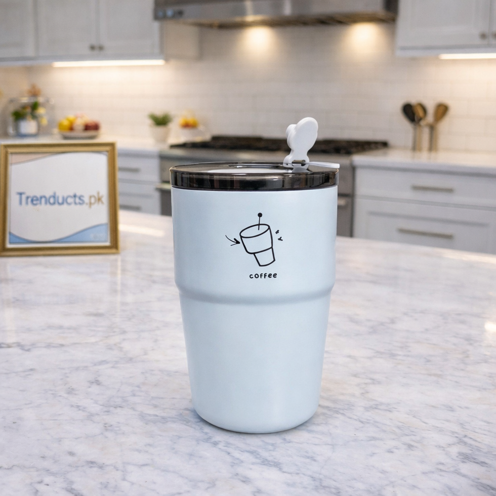 Sleek Korean Style Insulated Mug (Random Color)