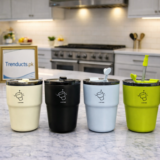 Sleek Korean Style Insulated Mug (Random Color)