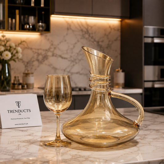 ECHOU Premium Imported Glass Water & Beverage Set