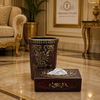 Luxurious Royal Dustbin & Tissue Box Set (2-Piece)