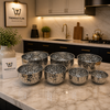 Luxury 7-Piece Hammered Stainless Steel Bowl Set