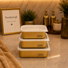 Premium 3-Piece Stainless Steel Storage Box Set