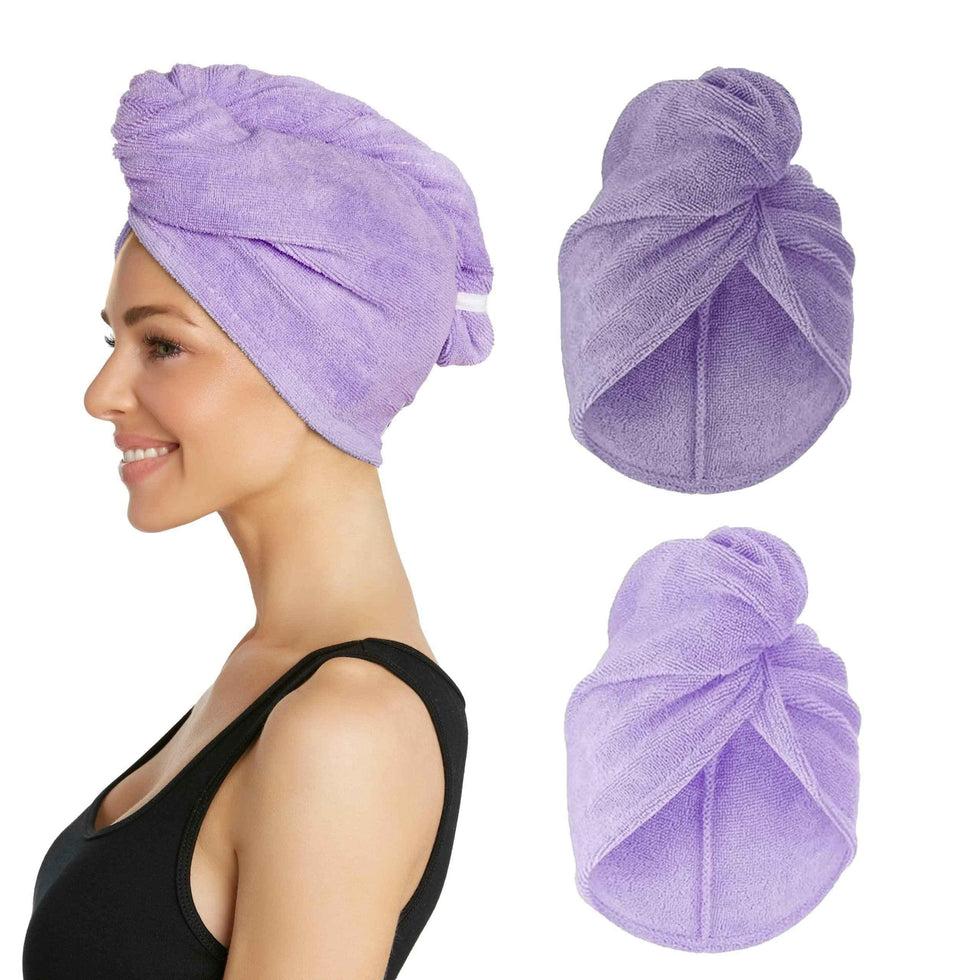 Drying Hair Towel Cap - Quick Drying Hair Wrap for Faster Drying and Hair Care - Clarify.pk