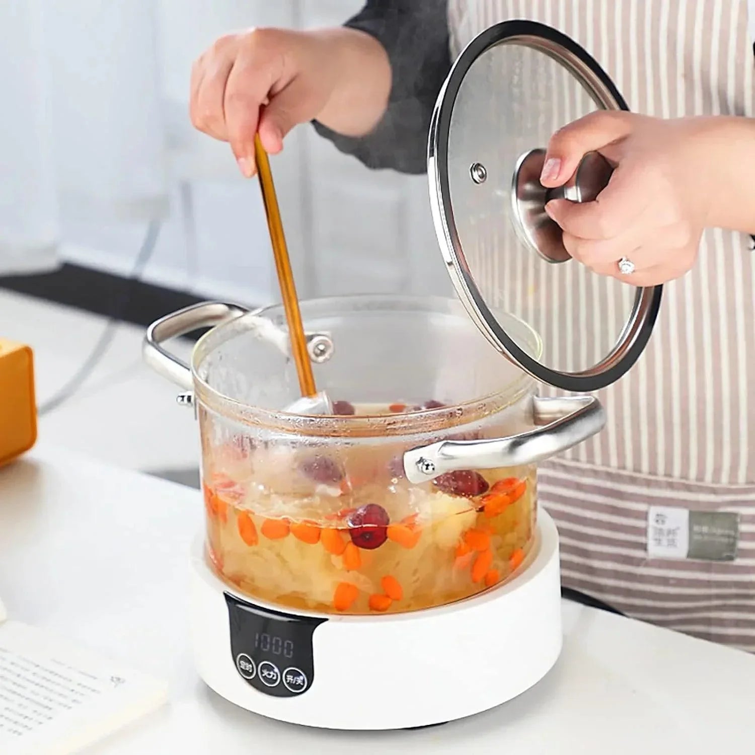 Tarka Spoon Long Handle - 1 Piece for Cooking and Serving - Clarify.pk