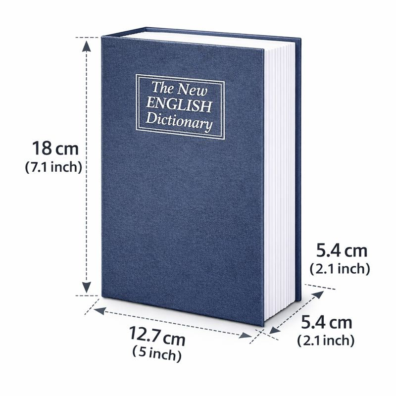 Luxury Dictionary Book-Style Hidden Safe Locker with Combination Lock (small) - Trenducts.pk