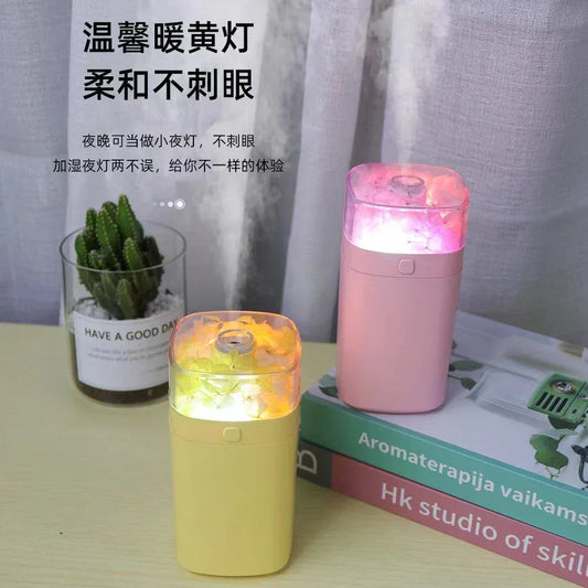 Starry Sky USB Humidifier – Colorful Ultrasonic Mist Lamp - Clarify.pk