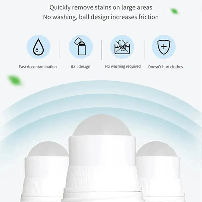 Portable Stain Remover - Rolling Bead Stain Remover for Easy Cleaning and Travel - Clarify.pk