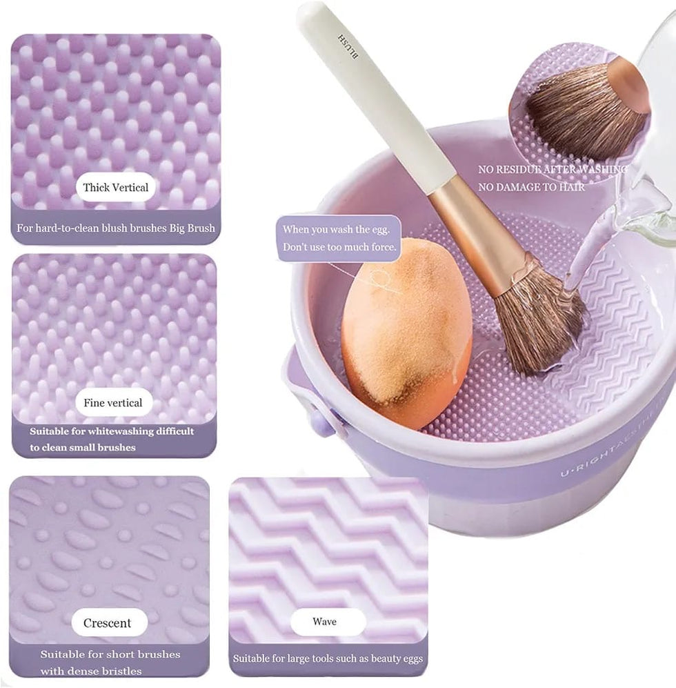 3-in-1 Makeup Brush Cleaner, Dryer & Storage Bowl