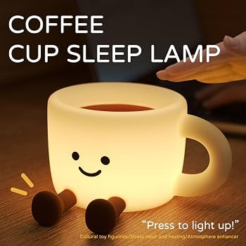 Rechargeable Coffee Cup Silicone Night Lamp