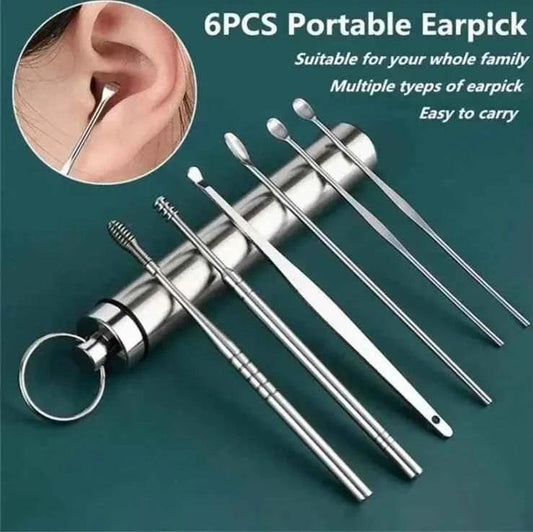 6-Piece Ear Cleaning Kit for Safe and Effective Ear Hygiene