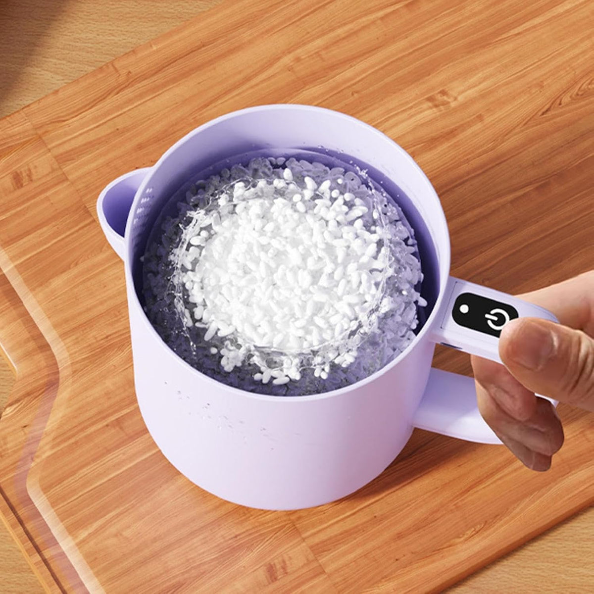 Electric Milk Frother, Mixer & Blender Cup with Built-In Whisk – Foam Maker for Coffee & Drinks
