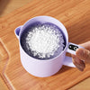 Electric Milk Frother, Mixer & Blender Cup with Built-In Whisk – Foam Maker for Coffee & Drinks