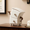 Whimsical Curved Two-Drawer Table Organizer