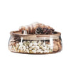 Airtight Glass Storage Canister with Natural Wooden Lid - Clarify.pk