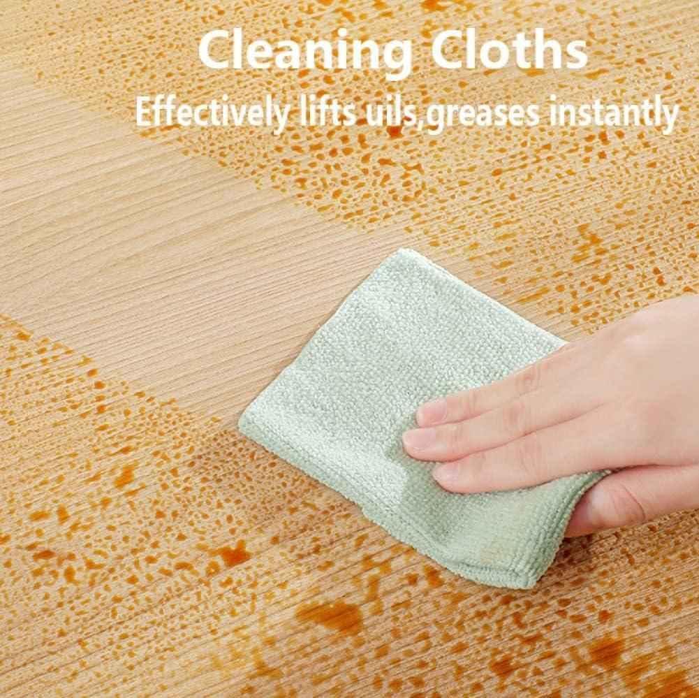 Reusable Microfiber Kitchen Cleaning Towels - Absorbent Dishcloths - Pack of 20Pcs or 10Pcs - Clarify.pk