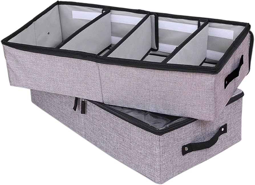 Under Bed Storage Organizer – Foldable, Dustproof & Transparent