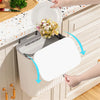 Hanging Cabinet Trash Can with Lid – Kitchen Door & Wall Mounted Waste Bin