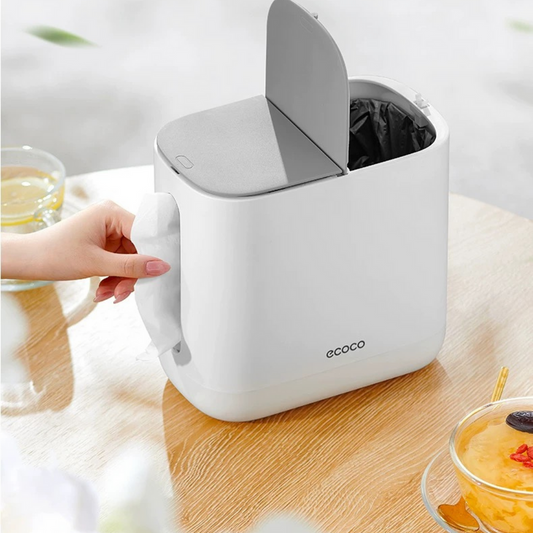 2 In 1 Tissue Box With Trash Can Holder, Home Living Room Tissue Box, Desktop Tissue Box