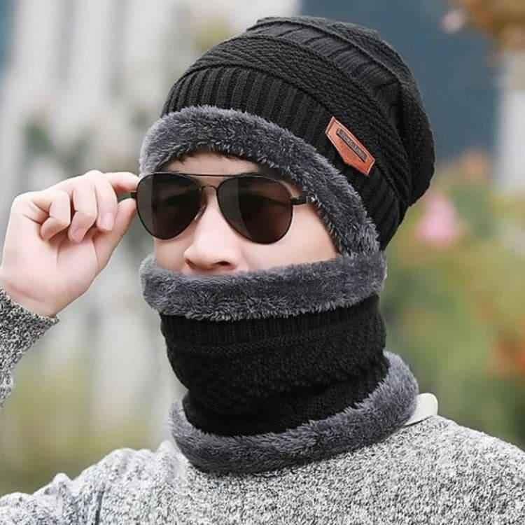 Winter Cap and Neck Muffler Set for Cold Weather Fashion - Clarify.pk