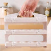 3-Tier Egg Storage Organizer, Large Capacity Egg Rack For Refrigerator,Collapsible Egg Tray - Clarify.pk