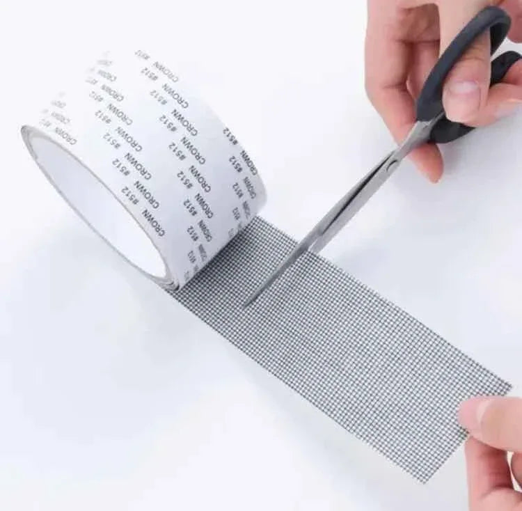 180Cm Self-Stick Mesh Tape for Repairs - Ideal for Window and Mosquito Screen Repair - Clarify.pk
