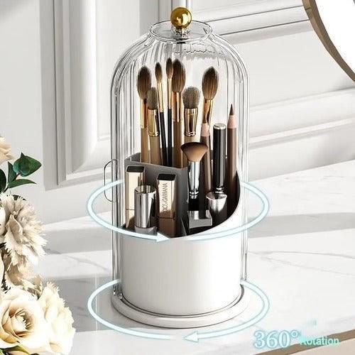 Acrylic Makeup Brush Organizer - Stylish Holder for Your Beauty Tools - Clarify.pk