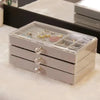 Acrylic Jewelry Organizer with 3 Drawers for Stylish Storage - Clarify.pk