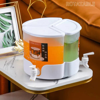 3 in 1 360 Rotating Water Juice Dispenser with 3 Grids - Clarify.pk