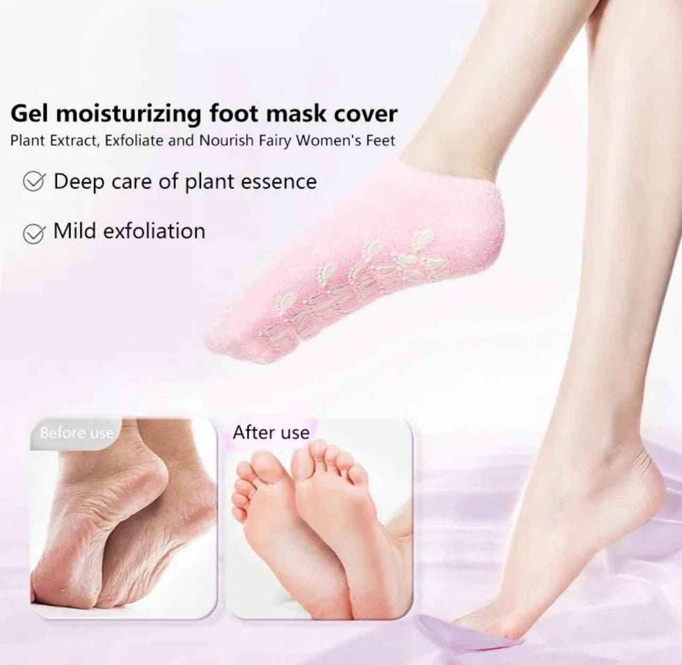 Reusable Heel Moisturizing Socks for Soft and Smooth Feet - Clarify.pk